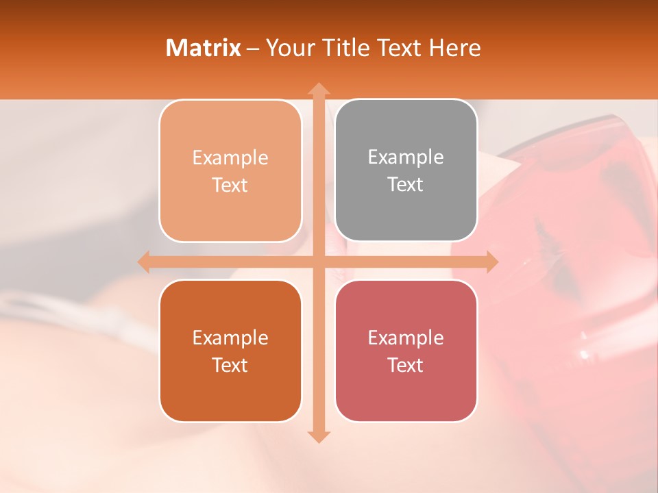 A Woman Getting A Laser On Her Face PowerPoint Template