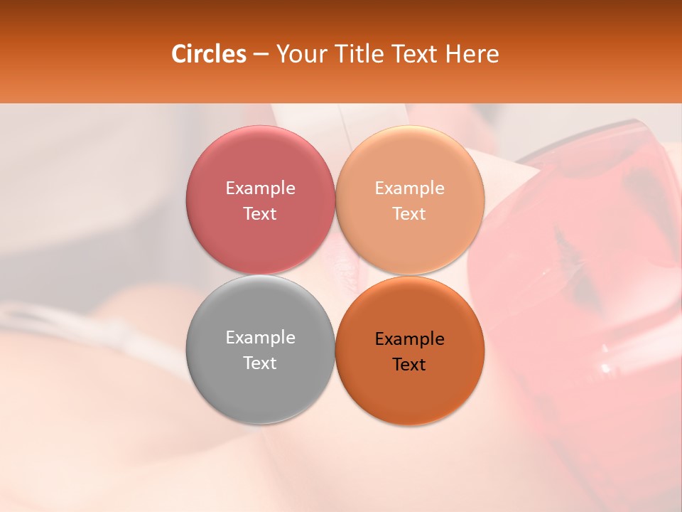 A Woman Getting A Laser On Her Face PowerPoint Template