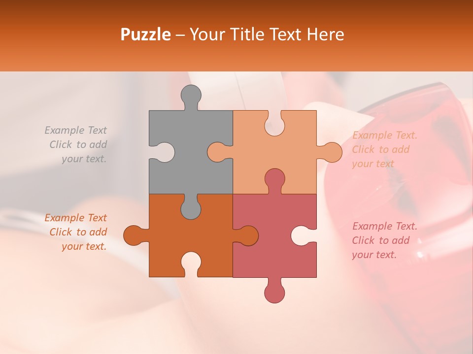 A Woman Getting A Laser On Her Face PowerPoint Template