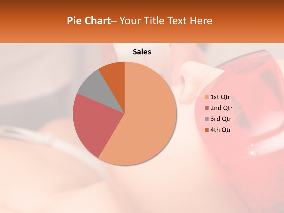 A Woman Getting A Laser On Her Face PowerPoint Template