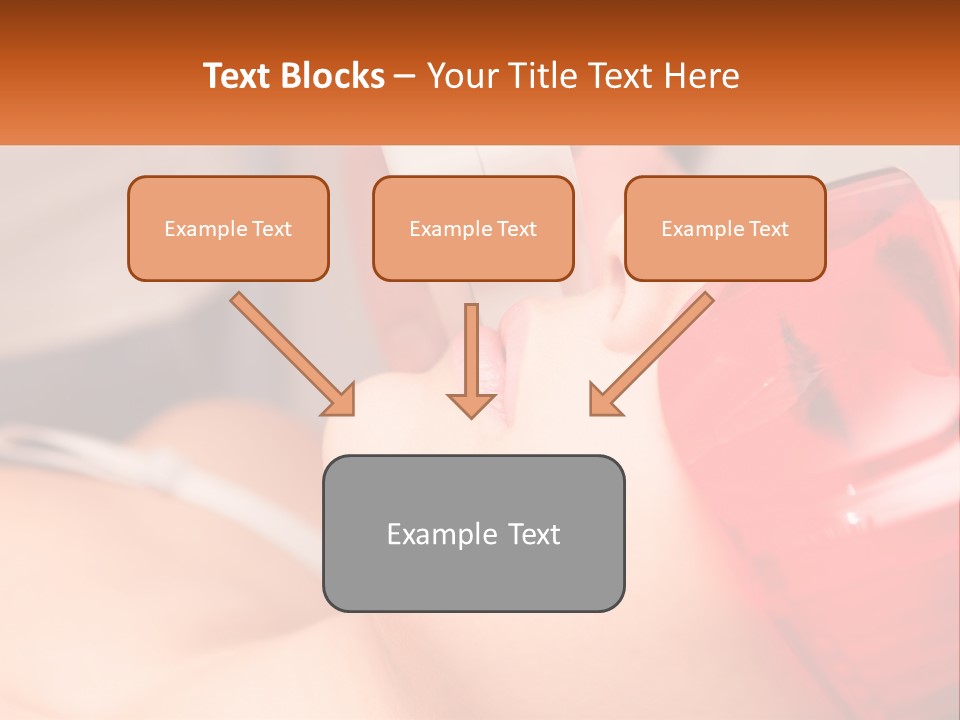 A Woman Getting A Laser On Her Face PowerPoint Template