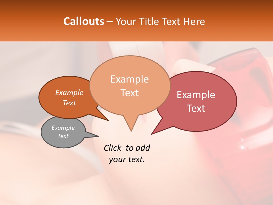 A Woman Getting A Laser On Her Face PowerPoint Template