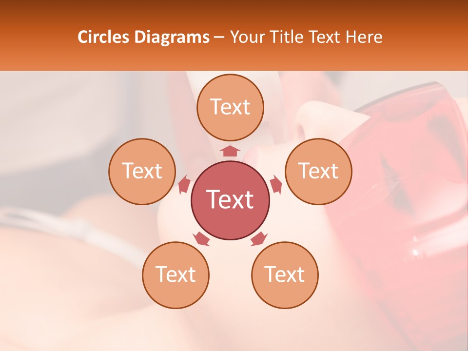 A Woman Getting A Laser On Her Face PowerPoint Template