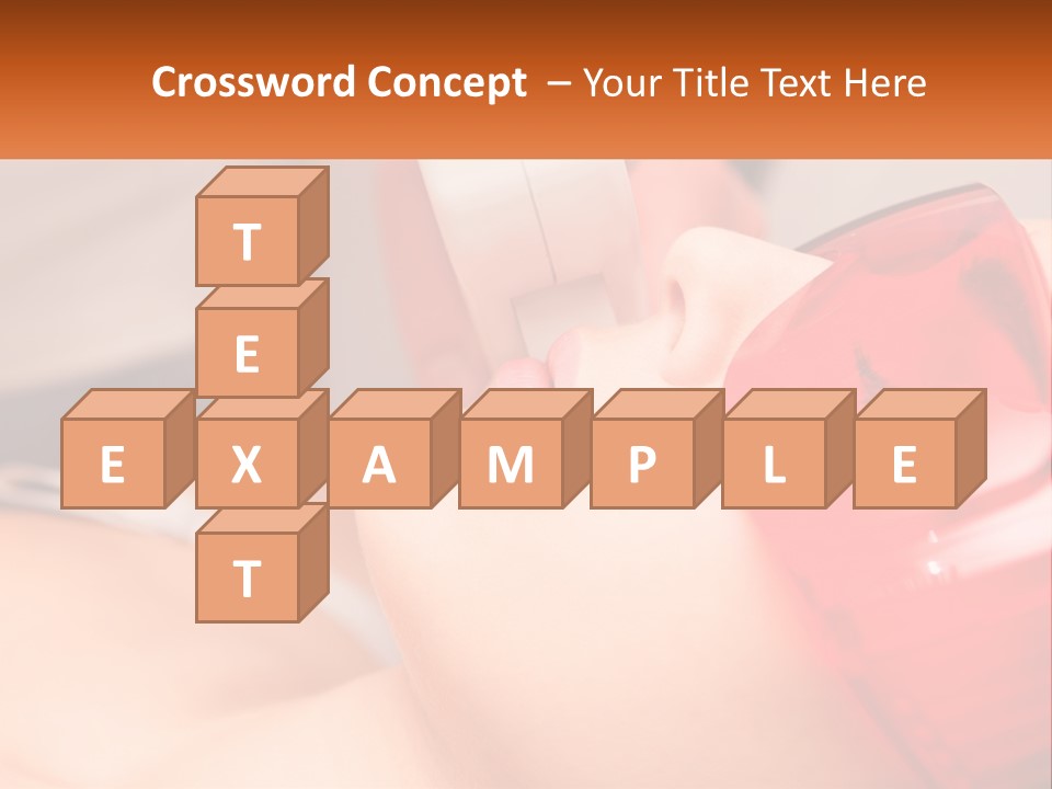 A Woman Getting A Laser On Her Face PowerPoint Template