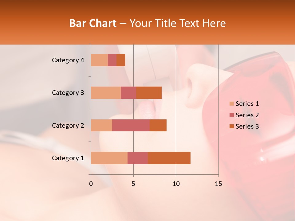 A Woman Getting A Laser On Her Face PowerPoint Template