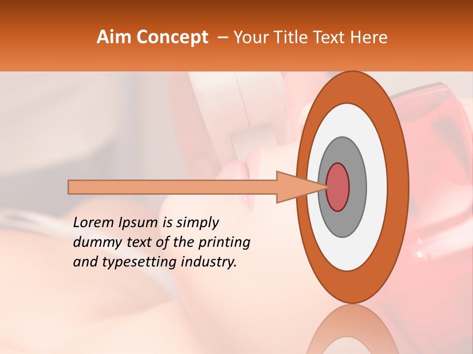 A Woman Getting A Laser On Her Face PowerPoint Template