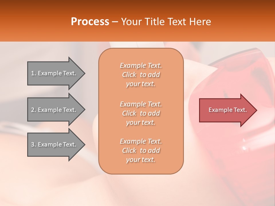 A Woman Getting A Laser On Her Face PowerPoint Template