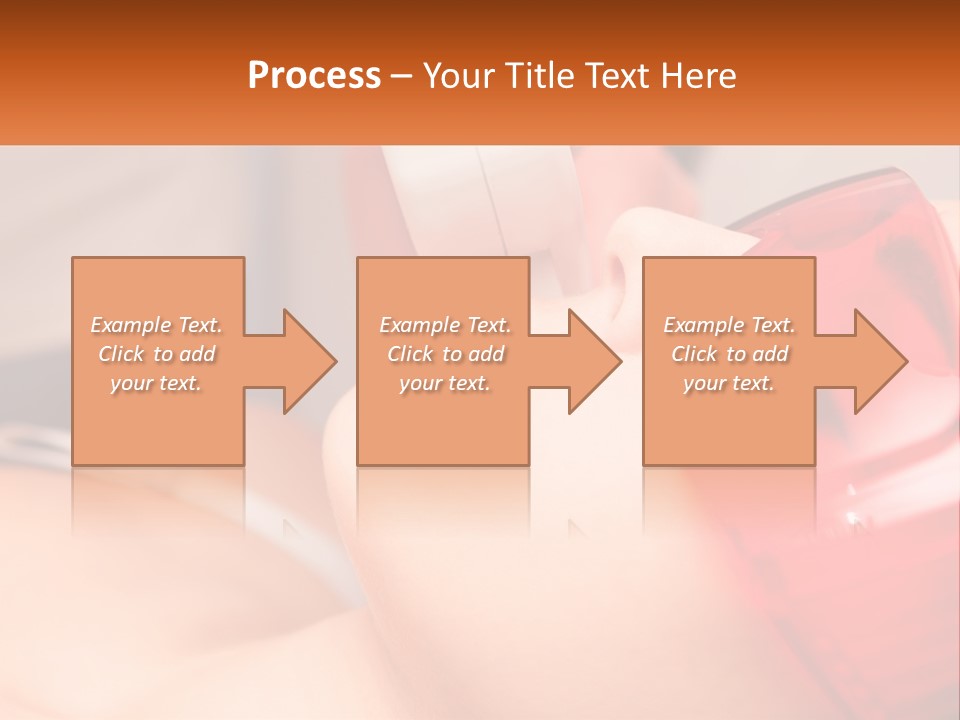 A Woman Getting A Laser On Her Face PowerPoint Template