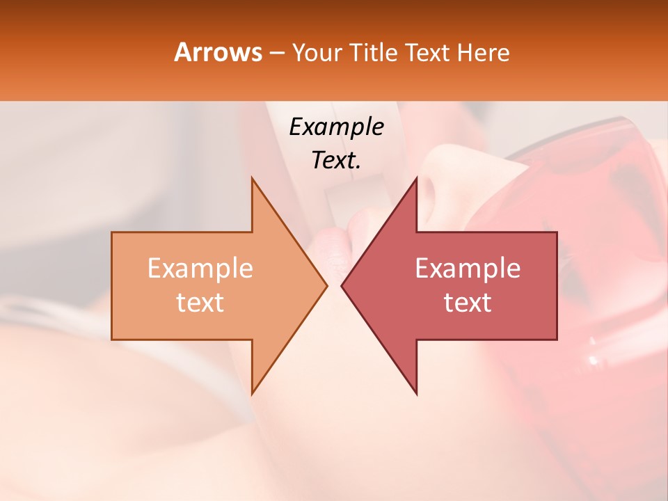 A Woman Getting A Laser On Her Face PowerPoint Template