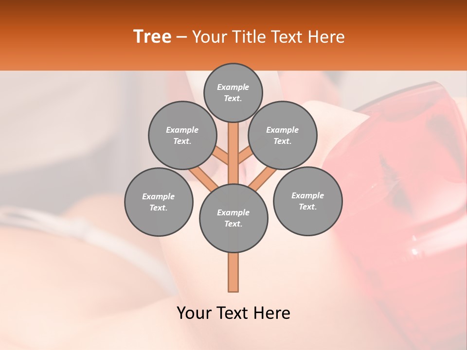 A Woman Getting A Laser On Her Face PowerPoint Template