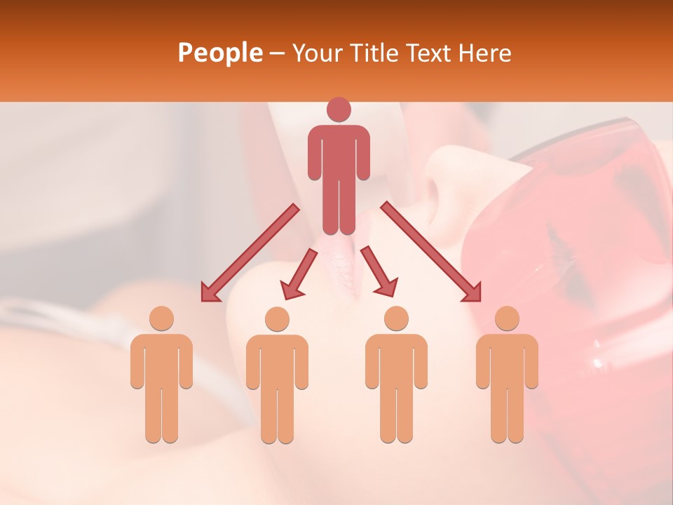 A Woman Getting A Laser On Her Face PowerPoint Template