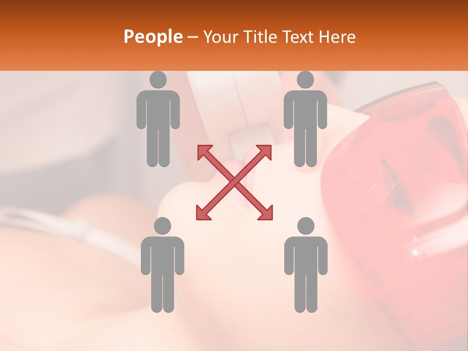 A Woman Getting A Laser On Her Face PowerPoint Template