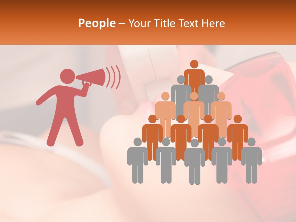 A Woman Getting A Laser On Her Face PowerPoint Template