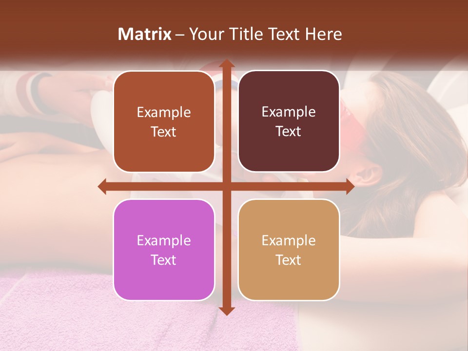 A Woman Getting Laser Hair Removal From A Machine PowerPoint Template