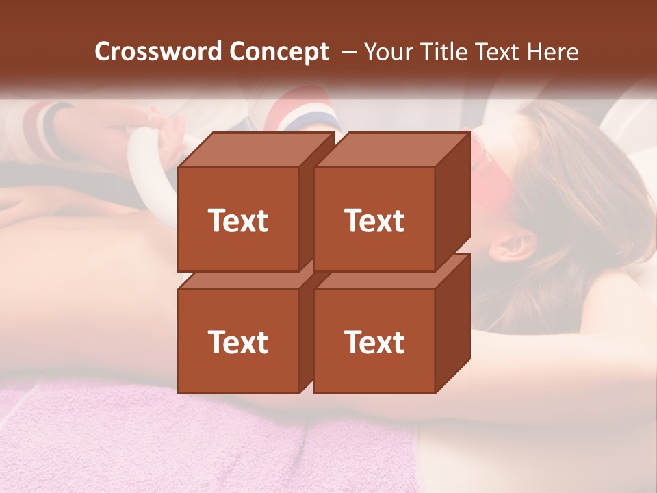 A Woman Getting Laser Hair Removal From A Machine PowerPoint Template