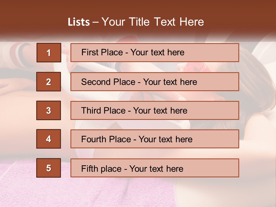 A Woman Getting Laser Hair Removal From A Machine PowerPoint Template