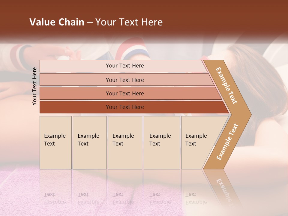 A Woman Getting Laser Hair Removal From A Machine PowerPoint Template