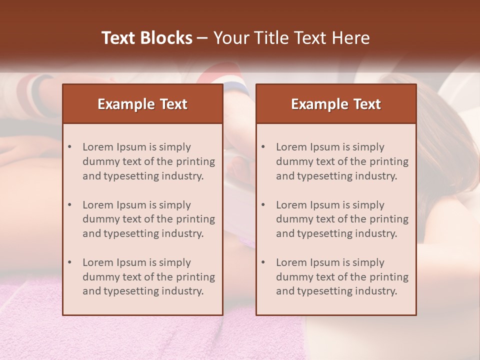A Woman Getting Laser Hair Removal From A Machine PowerPoint Template