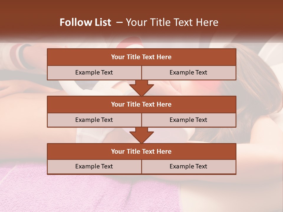 A Woman Getting Laser Hair Removal From A Machine PowerPoint Template