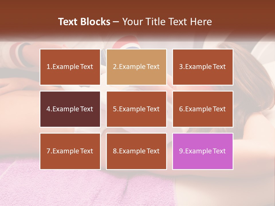 A Woman Getting Laser Hair Removal From A Machine PowerPoint Template