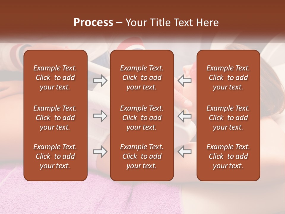 A Woman Getting Laser Hair Removal From A Machine PowerPoint Template