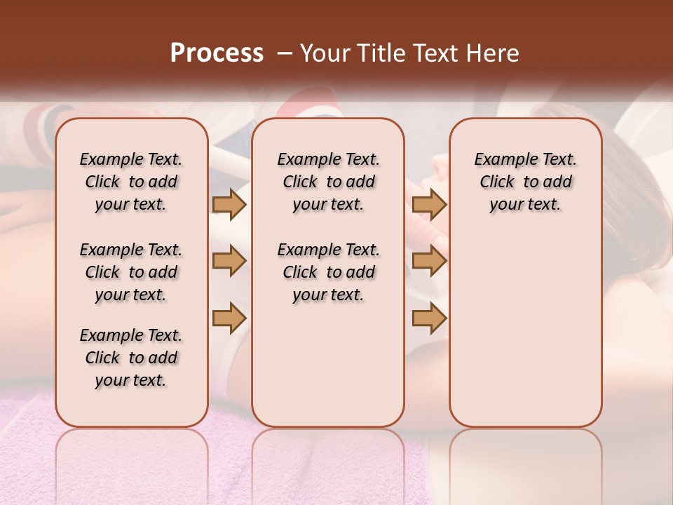 A Woman Getting Laser Hair Removal From A Machine PowerPoint Template