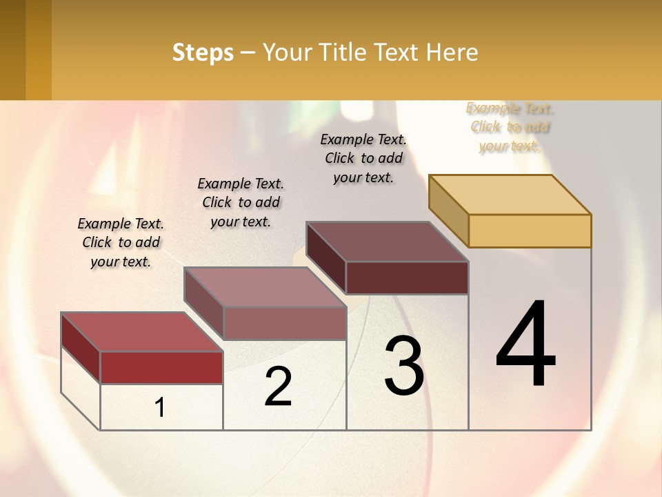 A Camera Lens With A Blurry Image In The Background PowerPoint Template