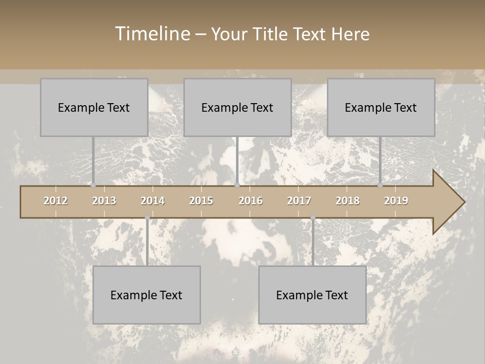 A Woman With Black And White Paint On Her Face PowerPoint Template
