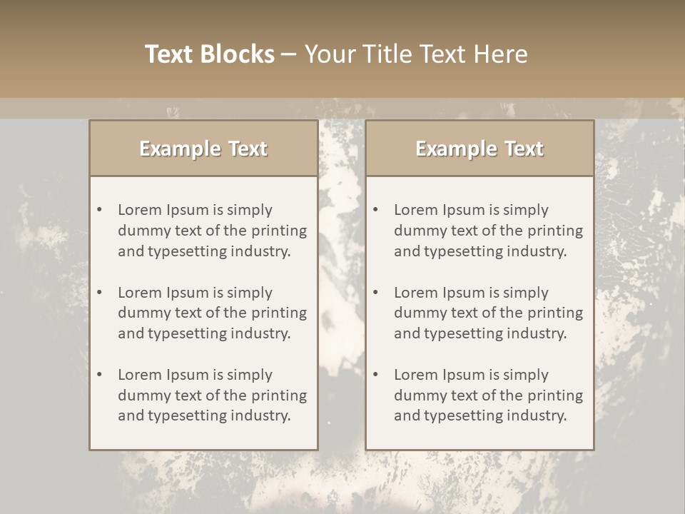 A Woman With Black And White Paint On Her Face PowerPoint Template