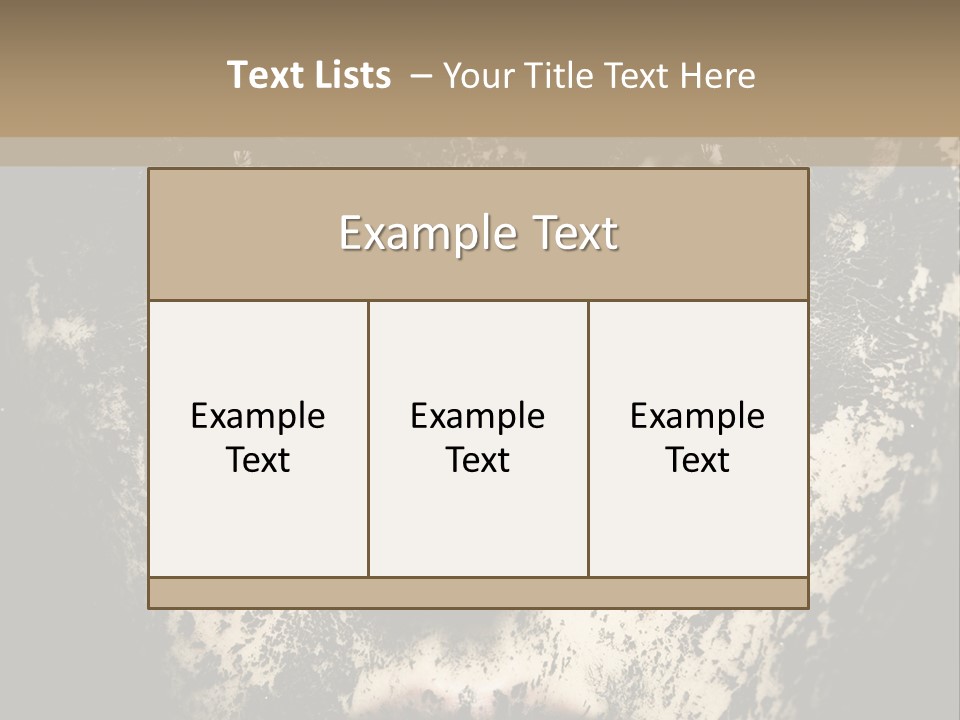 A Woman With Black And White Paint On Her Face PowerPoint Template