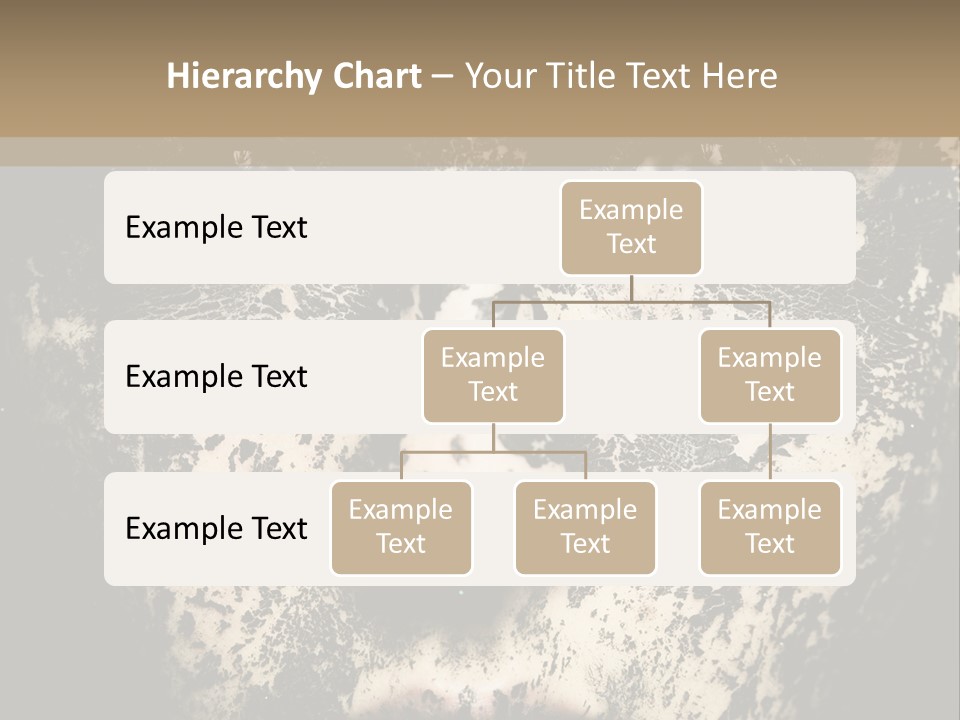 A Woman With Black And White Paint On Her Face PowerPoint Template