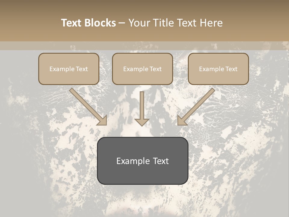 A Woman With Black And White Paint On Her Face PowerPoint Template