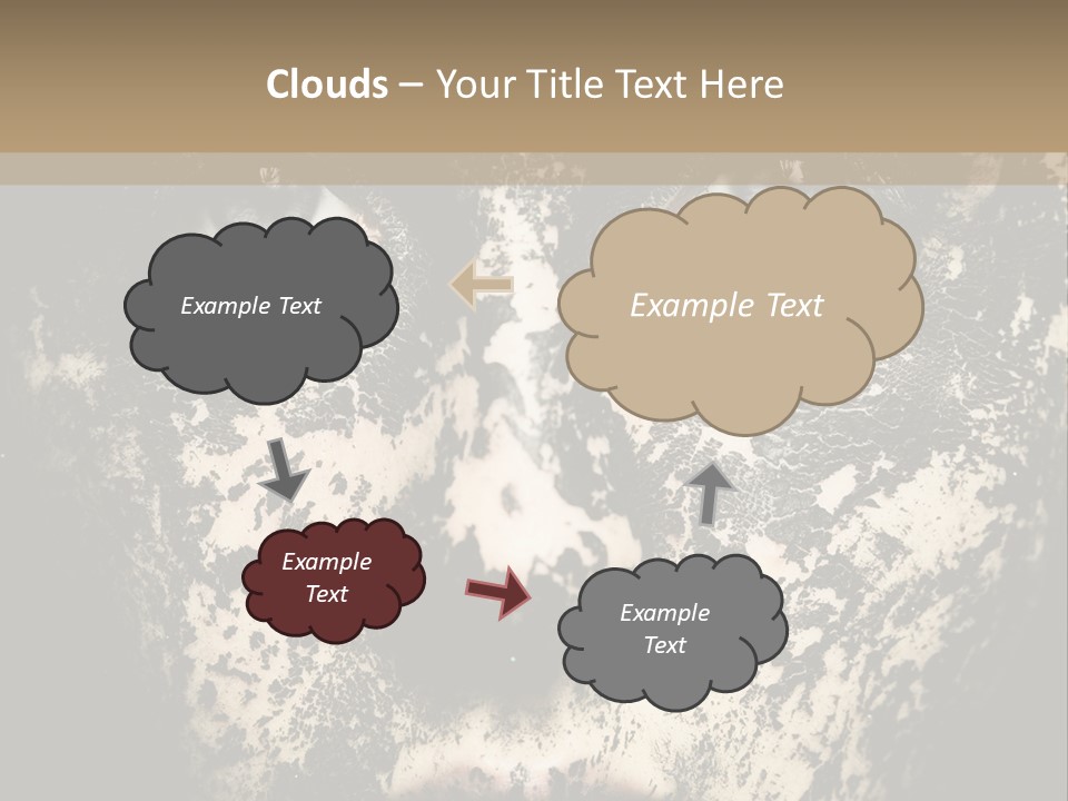 A Woman With Black And White Paint On Her Face PowerPoint Template