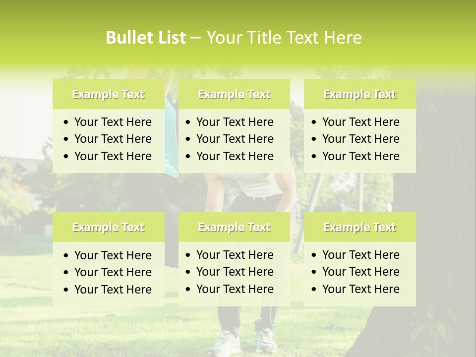 A Man And A Woman Playing With A Ball In A Park PowerPoint Template