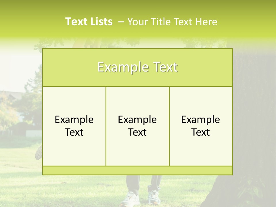 A Man And A Woman Playing With A Ball In A Park PowerPoint Template