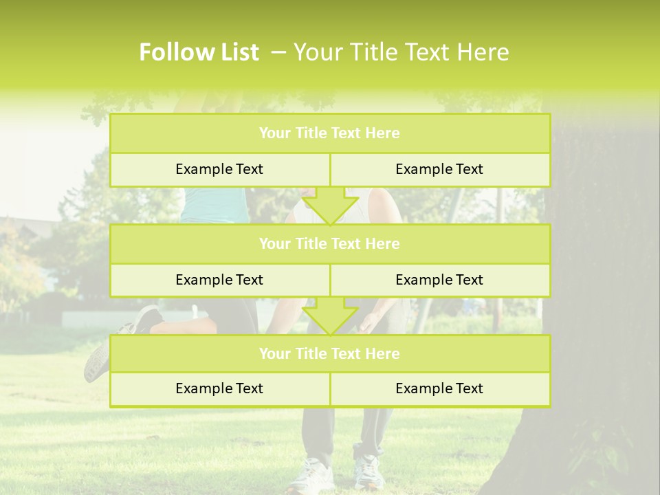 A Man And A Woman Playing With A Ball In A Park PowerPoint Template