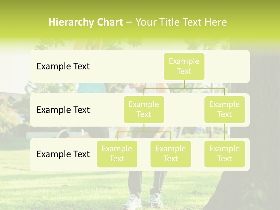 A Man And A Woman Playing With A Ball In A Park PowerPoint Template