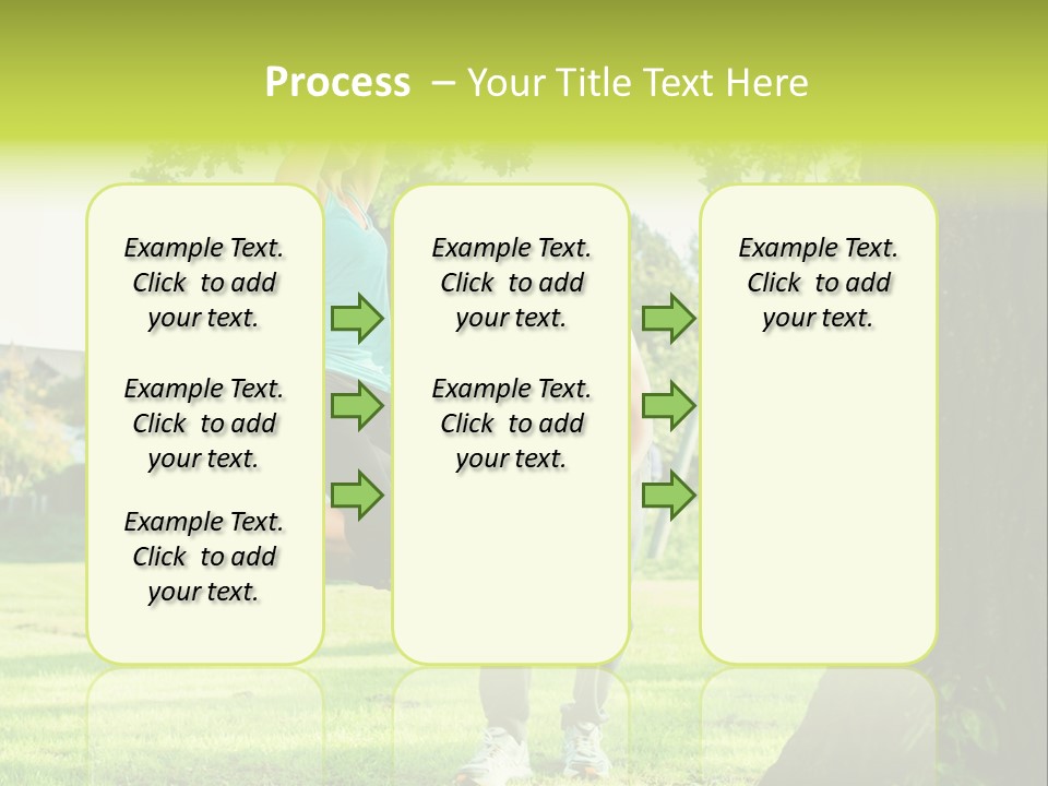 A Man And A Woman Playing With A Ball In A Park PowerPoint Template