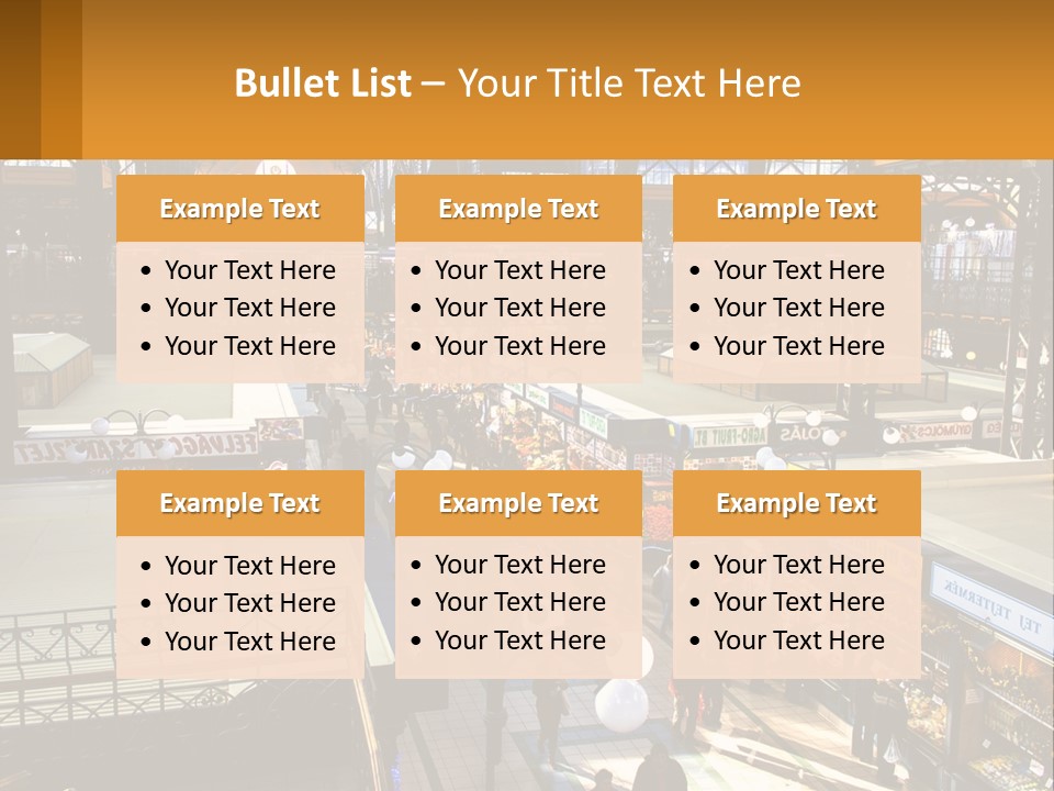 A Group Of People Walking Around A Train Station PowerPoint Template