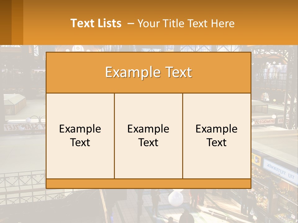 A Group Of People Walking Around A Train Station PowerPoint Template