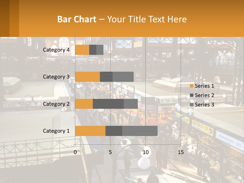 A Group Of People Walking Around A Train Station PowerPoint Template
