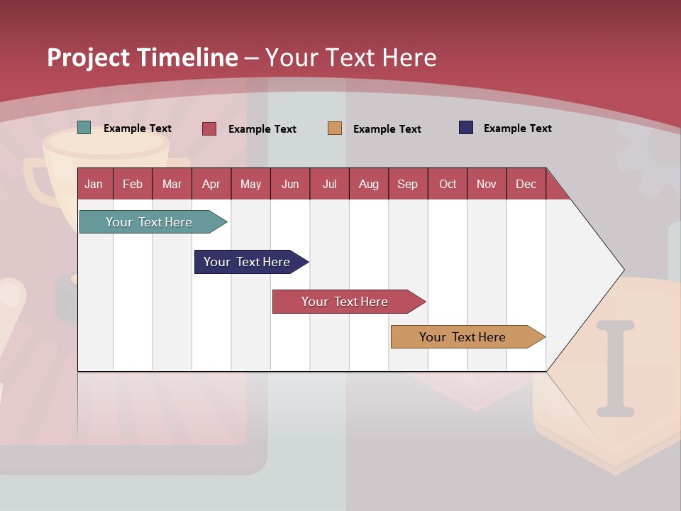 A Hand Touching A Tablet With A Trophy On It PowerPoint Template