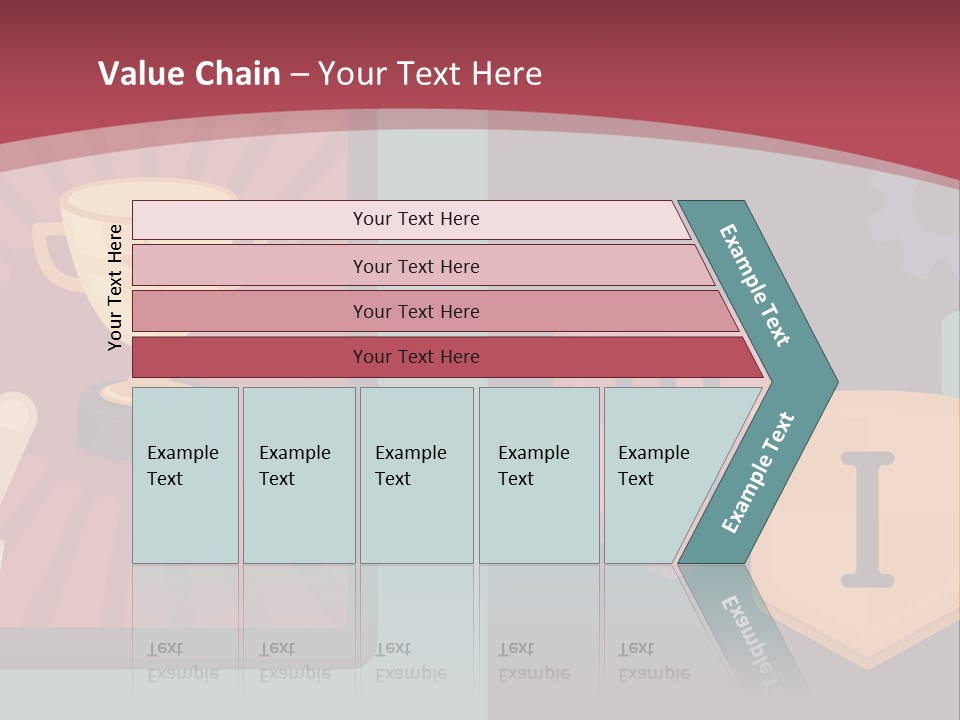 A Hand Touching A Tablet With A Trophy On It PowerPoint Template