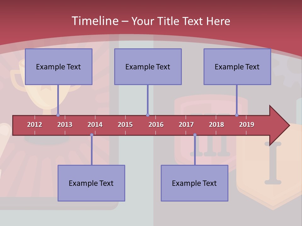 A Hand Touching A Tablet With A Trophy On It PowerPoint Template