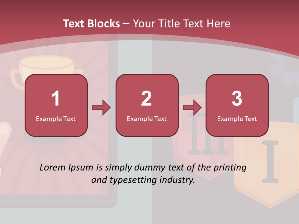 A Hand Touching A Tablet With A Trophy On It PowerPoint Template