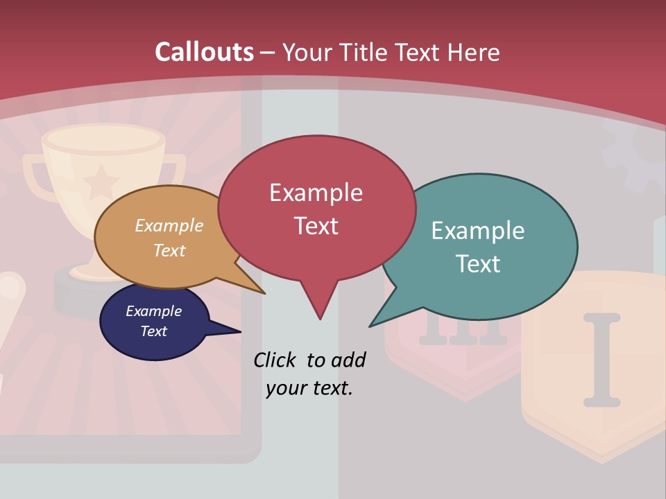 A Hand Touching A Tablet With A Trophy On It PowerPoint Template