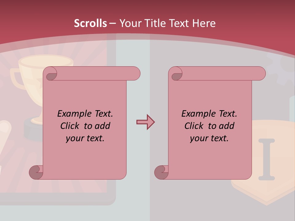 A Hand Touching A Tablet With A Trophy On It PowerPoint Template