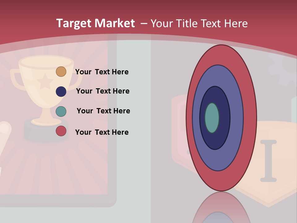 A Hand Touching A Tablet With A Trophy On It PowerPoint Template