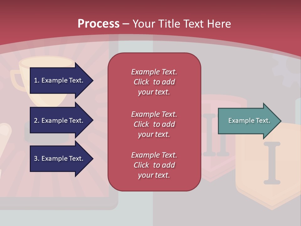 A Hand Touching A Tablet With A Trophy On It PowerPoint Template