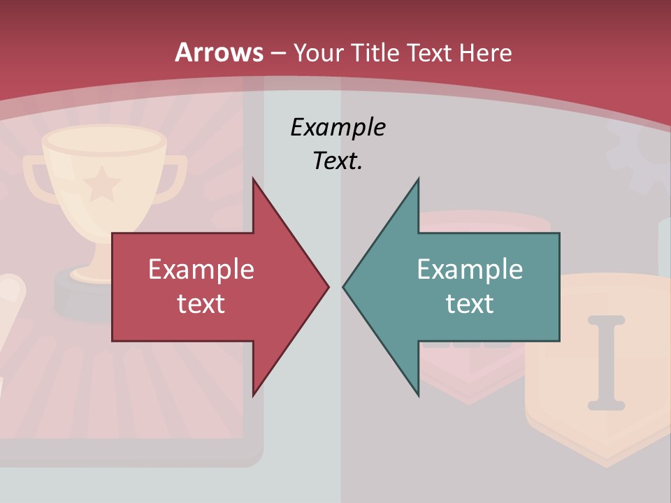 A Hand Touching A Tablet With A Trophy On It PowerPoint Template
